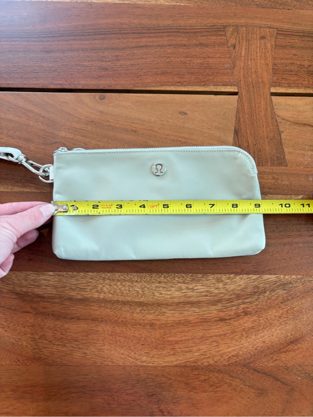 lululemon athletica cream Wristlet Clutch with Strap - Picture 6 of 7